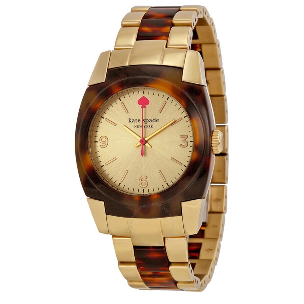 kate spade skyline tortoise watch